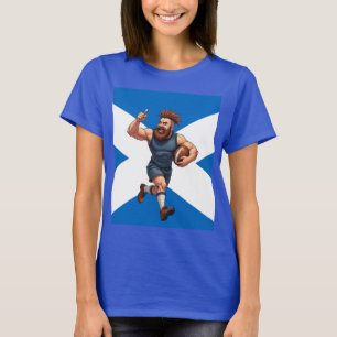 Camiseta Herói Escocês do Rugby
