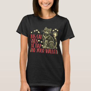 Camiseta Herói Felino – Salvando o Dia e o Orçamento