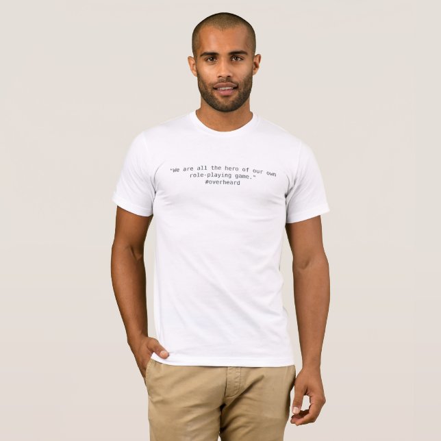 Camiseta Herói Overheard (Frente Completa)