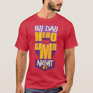 Camiseta herói por jogador noturno milionário design para