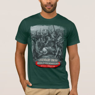 Camiseta Herói suíço Arnold von Winkelried Sempach