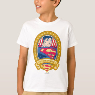 Camiseta Herói Superman Americano