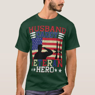 Camiseta Herói Veterano do Pai do Marido