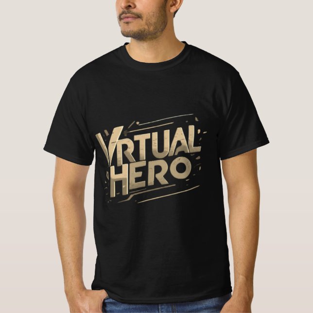 Camiseta Herói Virtual (Frente)