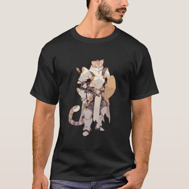 Camiseta Heroic Cat Paladin (Frente)