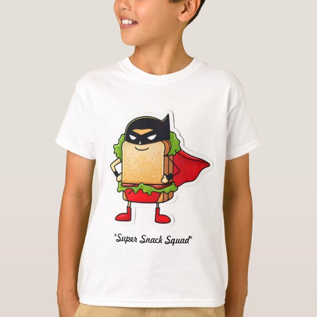 Camiseta "Heroic Sandwich Sticker" (Frente)