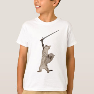 Camiseta Heroic Warrior Knight Cat