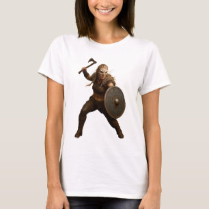 Camiseta Heroína Escudeira Viking