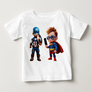 Camiseta Heroína Marvel BINGO Para Crianças E Bebê