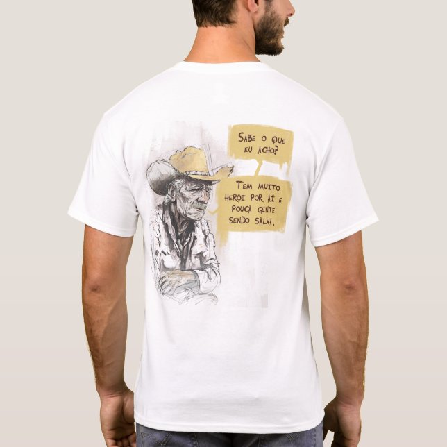 Camiseta Heróis (Verso)