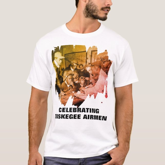 Camiseta Heróis Afro-Americanos de TUSKEGEE (Frente)