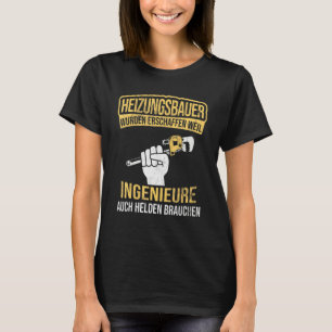 Camiseta Heróis Do Aquecedor De Engenheiros De Constr.