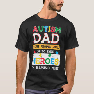Camiseta Heróis do Autismo do Pai Estou Levando Minha Consc