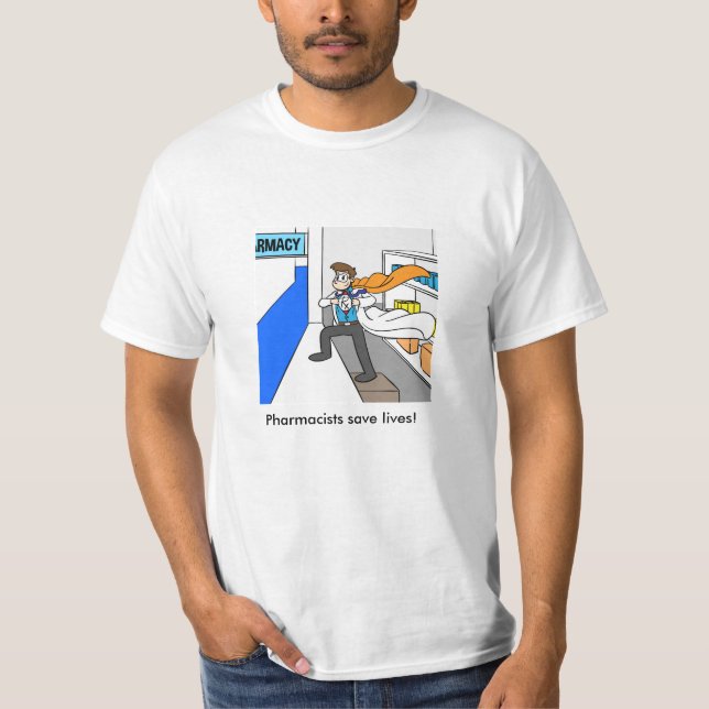 Camiseta Heróis do farmacêutico (Frente)