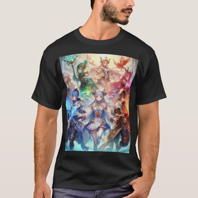 Camiseta Heróis Elementais: O Levantamento da Maiden (Frente)