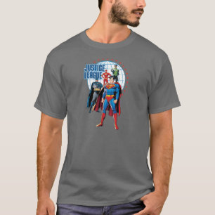 Camiseta Heróis Globais da Liga da Justiça
