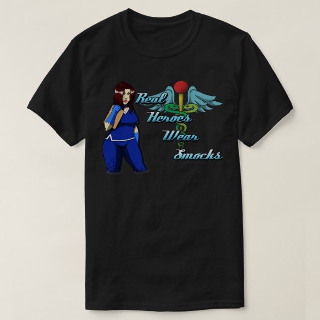 Camiseta Heróis no Smocks (Frente do Design)