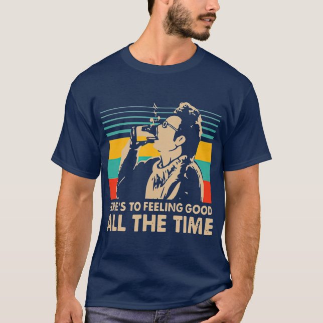 Camiseta Heróis para sentir a boa vinda do tempo (Frente)