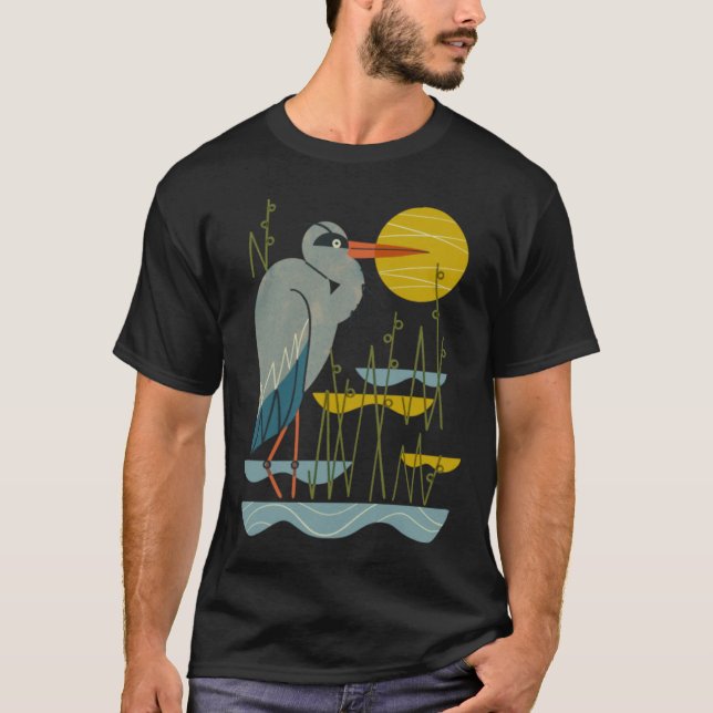 Camiseta Heron Entre Reeds (Frente)