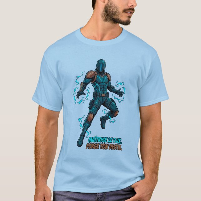 Camiseta Héros Cyberpunk - Illustration Comique (Frente)