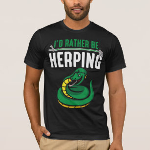 Camiseta "Herpetologia de Ocupação do Zoólogo Cobra"