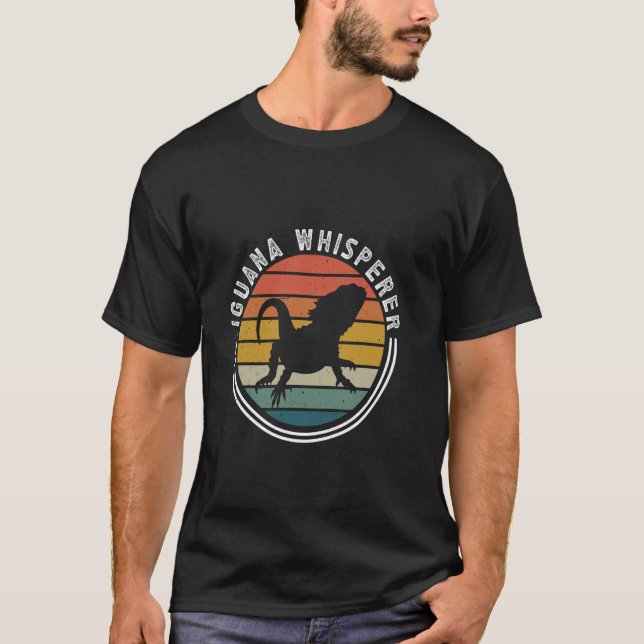 Camiseta Herpetologista Herpe do Réptil Lover Iguana Whispe (Frente)