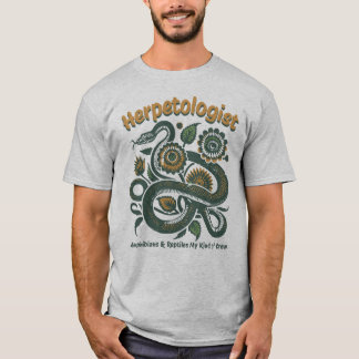 Camiseta Herpetologista Reptile Lovers