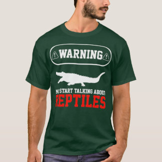 Camiseta Herpetólogo Répteis Répteis Crocodilo herpético