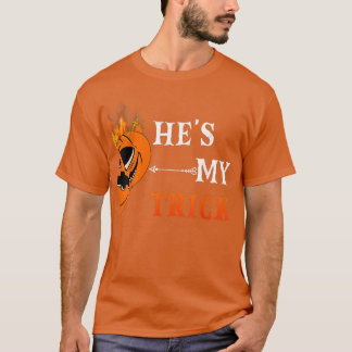 Camiseta Hes My Tratat Jackolantern Pumpkin Correspondente 