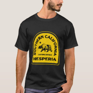 Camiseta Hesperia Ca Vintage Style sul da Califórnia