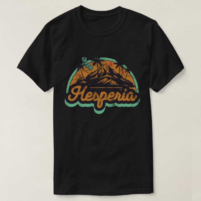 Camiseta Hesperia, Califórnia (Frente do Design)