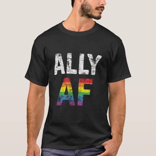 Camiseta Hetero Ally Orud Ally AF (Frente)
