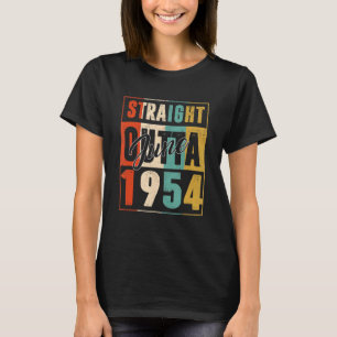 Camiseta Hetero até junho de 1954 Vintage Men Mulheres {B]t