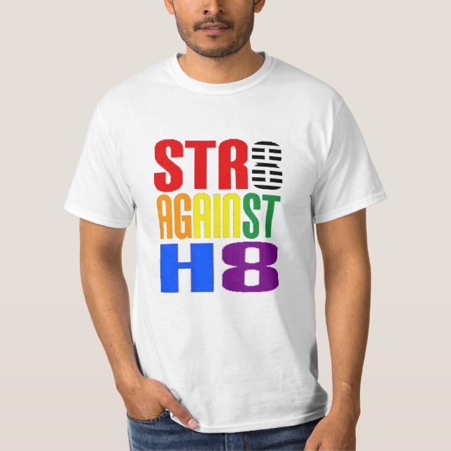 Camiseta Hetero contra o aliado do ódio LGBT (Frente)