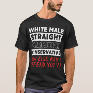 Camiseta Hetero Cristão Conservador Cristão Branco