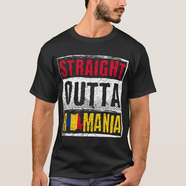 Camiseta Hetero Da Romênia (Frente)