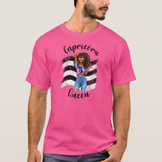 Camiseta Hetero das mulheres Ally Pride Capricorn Queen Zod
