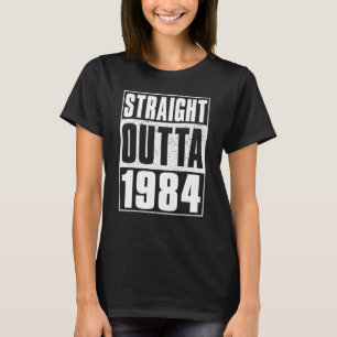Camiseta Hetero De 1984 A 38 Anos Vintage 38º Nascimento