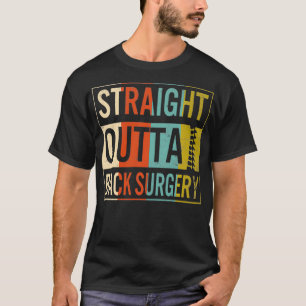 Camiseta Hetero De Cirurgia Posterior À Fusão Spinal Da Col