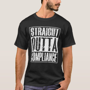 Camiseta Hetero De Conformidade De Saída Do Distrito De Con