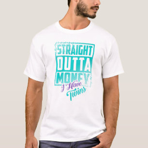 Camiseta Hetero De Dinheiro Que Tenho Gêmeos Elevando Gêmeo
