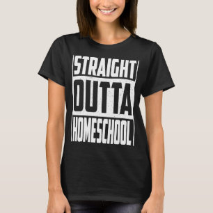 Camiseta Hetero De Graduação Em Homeschool Crianças Meninas