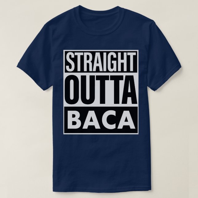 Camiseta Hetero De Nome Outta Baca (Frente do Design)