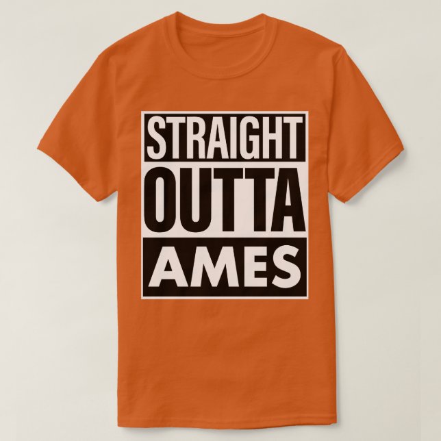 Camiseta Hetero De Nomes Ames Out Ames (Frente do Design)