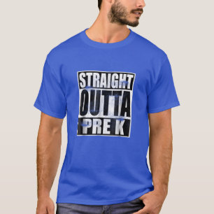 Camiseta Hetero De Outta Pre K Engraçado Juventude T Ideia