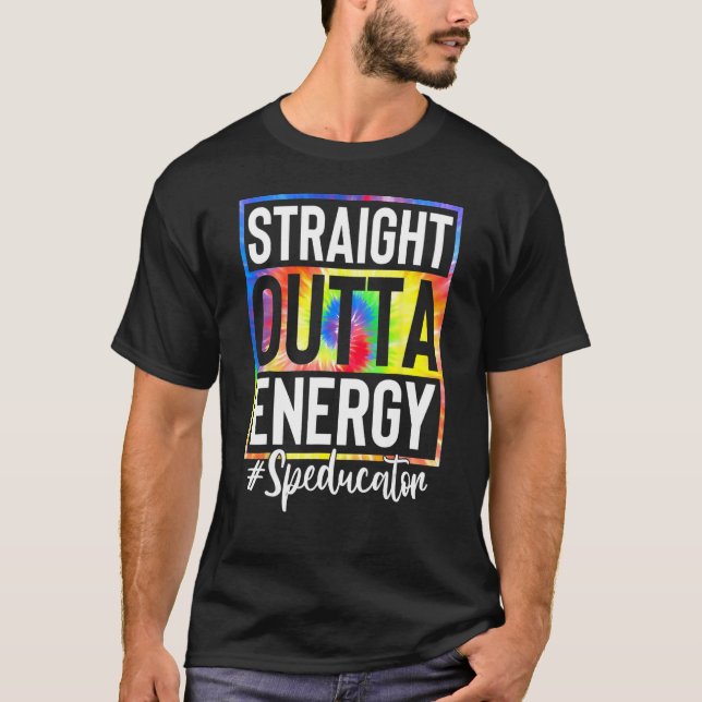Camiseta Hetero de Professores Especiais de Educação Fora d (Frente)