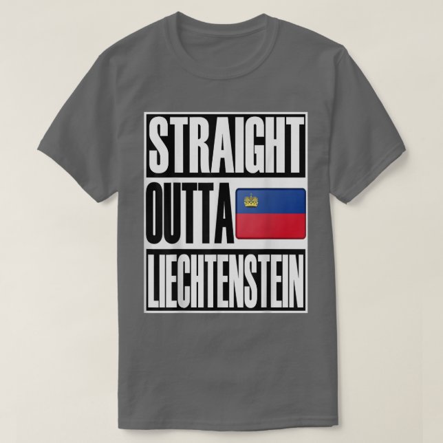 Camiseta Hetero de Storecastle fora do Lichtenstein Flag Gi (Frente do Design)