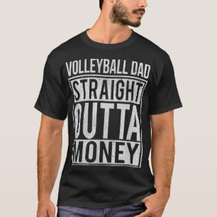 Camiseta Hetero De Voleibol Sem Dinheiro Eu Engraçado Prese