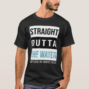 Camiseta Hetero Do Batismo Água 2022 Batizado Em