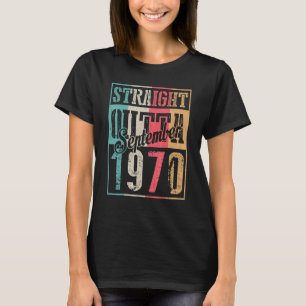 Camiseta Hetero Do Final De Setembro De 1970 Feliz Meu Aniv